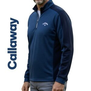 Callaway Golf 1/4 Zip Pullover Blue Men’s Sz M Jacket